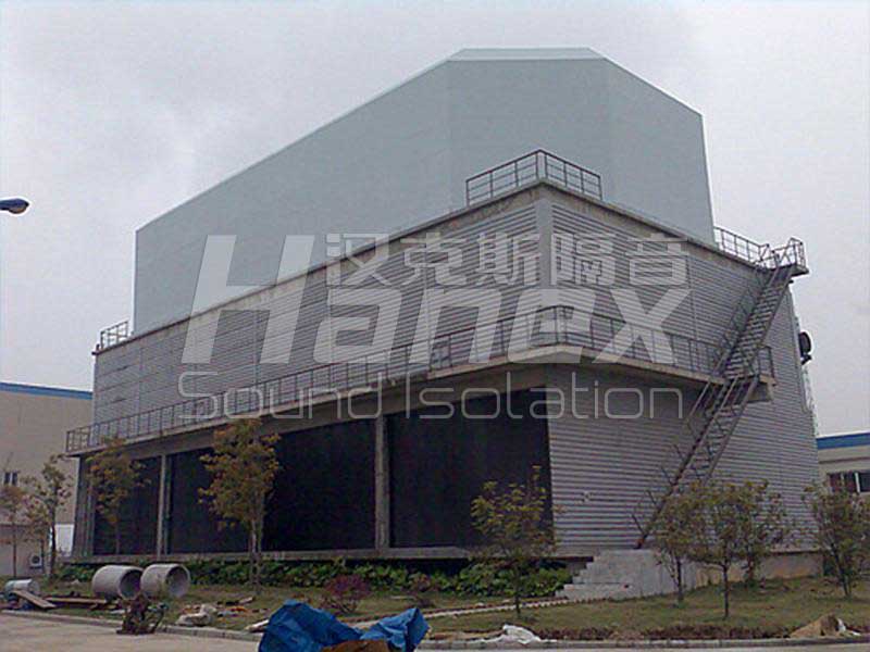 琥珀京兴天然气发电厂冷却塔噪声治理案例照片1