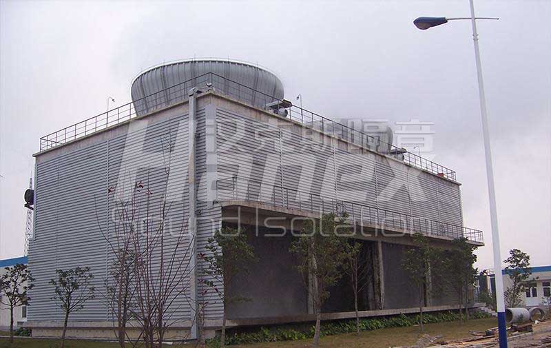 琥珀京兴天然气发电厂冷却塔噪声治理案例照片