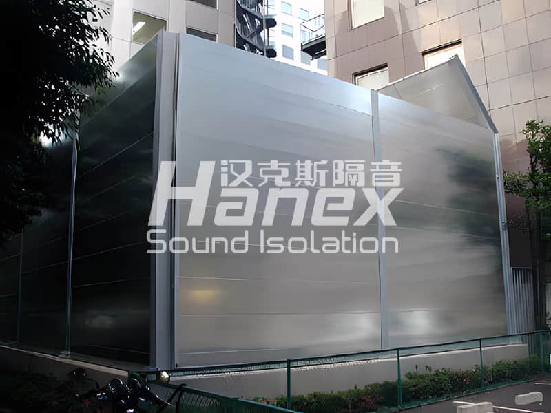 空调外机隔音墙外侧