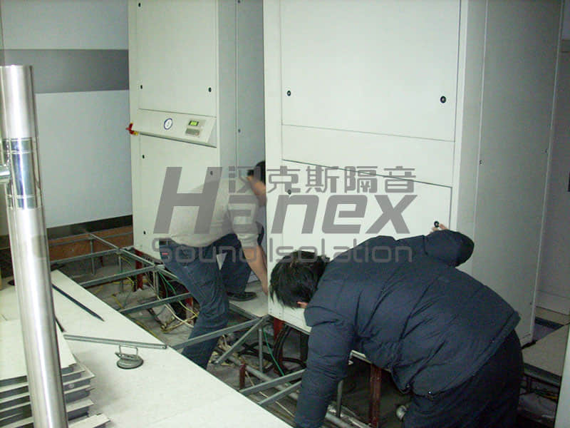 杭州国税局空调机房设备减振降噪案例