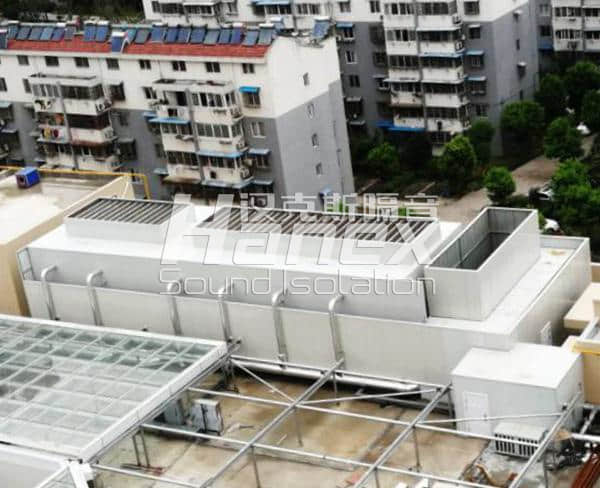 签订陕西省省级机关房屋管理中心23院换热泵房降噪合同