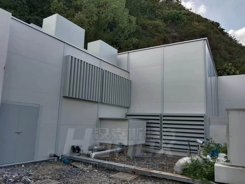 2024年项目案例|台州某山庄的热泵机组与热水机组降噪工程