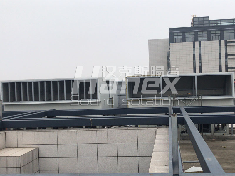 屋顶风冷热泵机组降噪项目案例-杭州市中医院丁桥分院