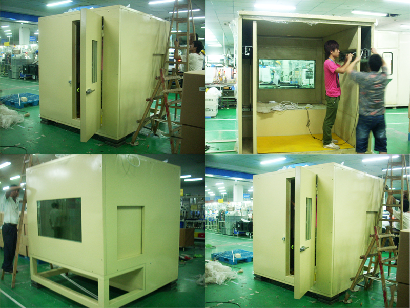 洗碗机生产线测试隔音房设计项目案例-杭州松下住宅电器
