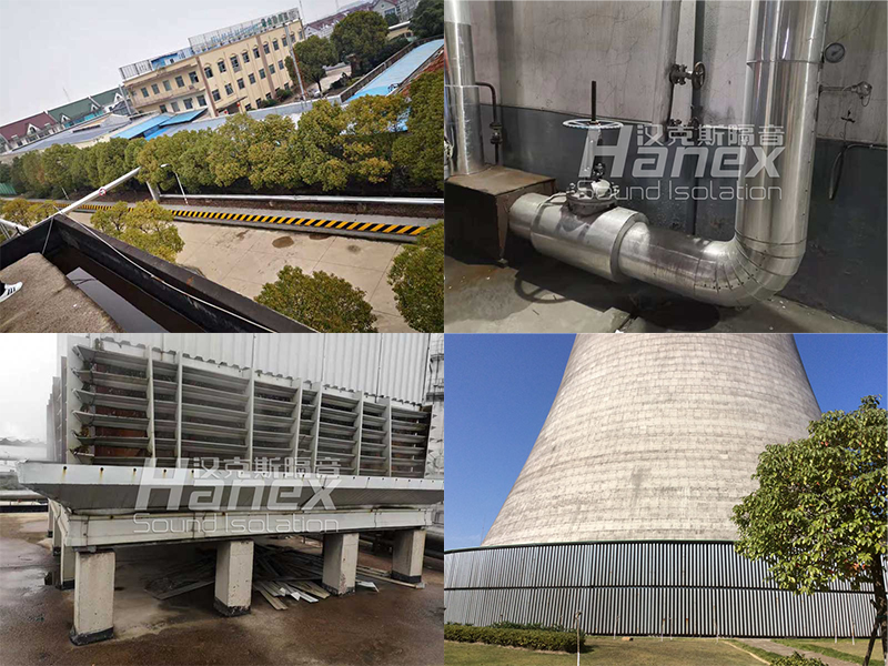 冷却塔及管道噪声治理项目案例-嘉兴平湖热电厂