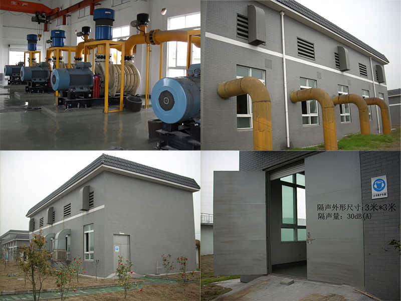 污水厂鼓风机噪声治理项目案例-富阳市灵桥污水处理厂